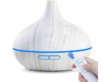 Aroma Diffuser with Remote (White Wood Grain)