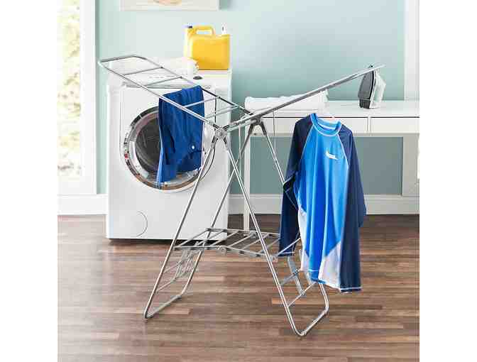 Sunbeam Folding and Collapsible Indoor and Outdoors Clothes Drying Rack - Grey