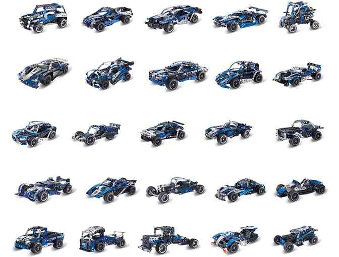 Erector by Meccano, Supercar 25-in-1 STEM Building Kit, 328 Parts