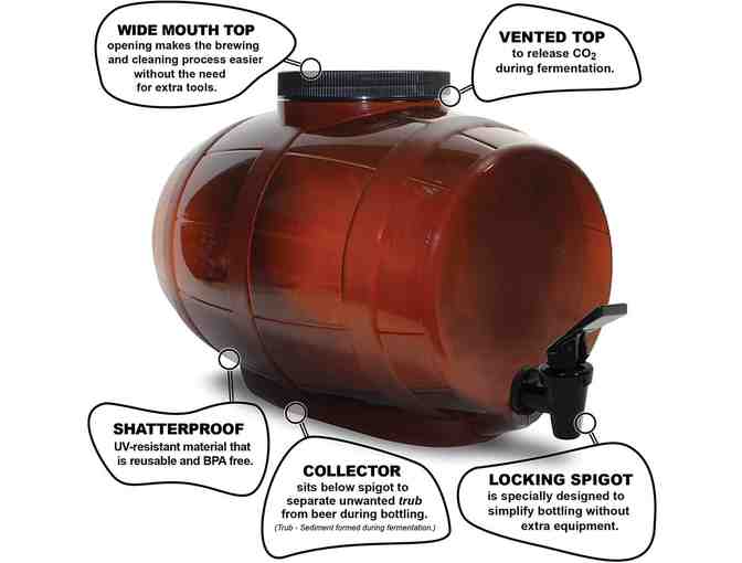 Mr. Beer Deluxe Edition 2 Gallon Homebrewing Craft Beer Making Kit