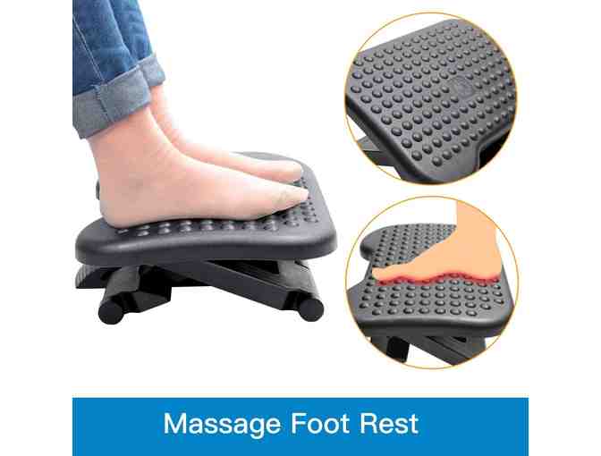 HUANUO Adjustable Footrest Under Desk - Ergonomic Foot Rest