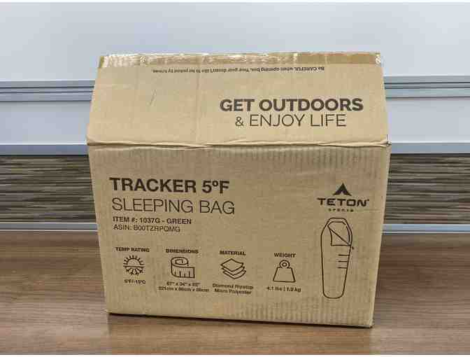 TETON Sports Tracker 5 Lightweight Mummy Sleeping Bag; Great for Hiking, Backpacking