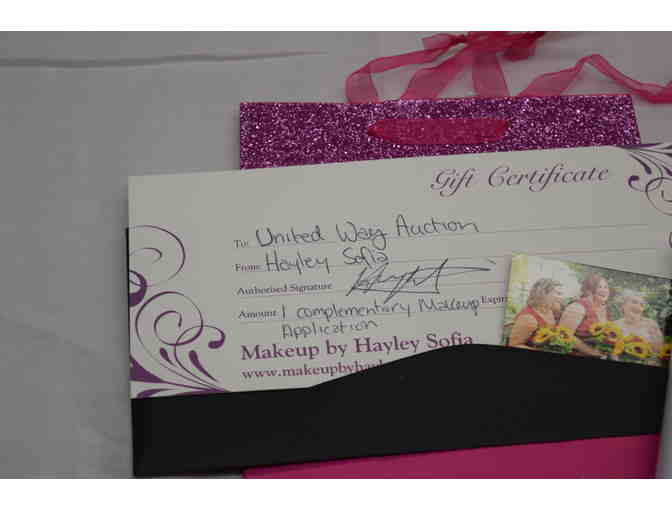Makeup Application Certificate and Cosmetic Products
