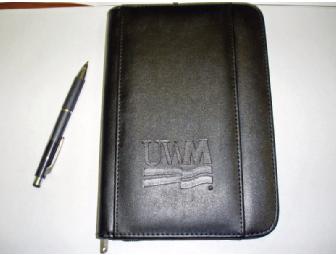 UWM mini notebook portfolio/cover