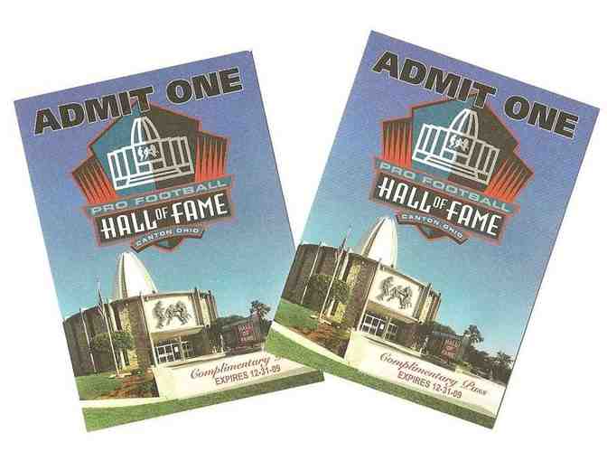 Pro Football Hall of Fame Passes (2)