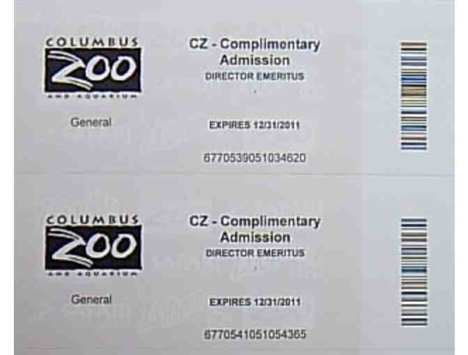 Columbus Zoo and Aquarium Admissions Tickets (4)