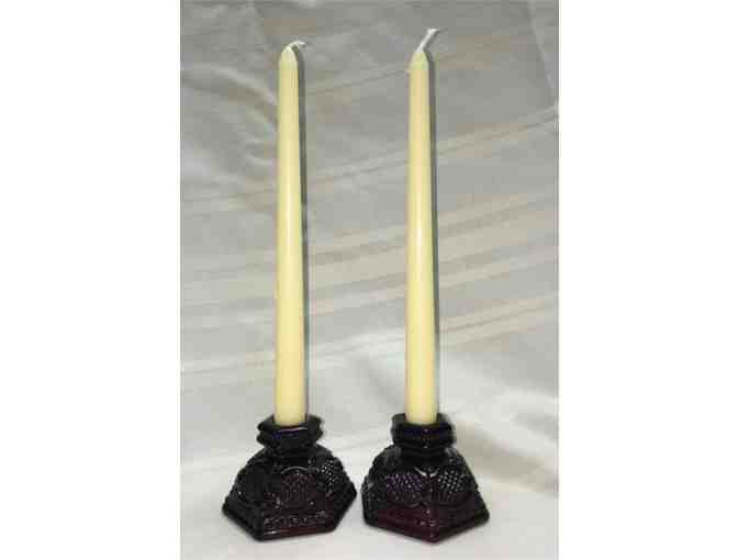 Vintage Avon 1876 Cape Cod Ruby Red Glass - Dinner For Two (Pre-Owned)