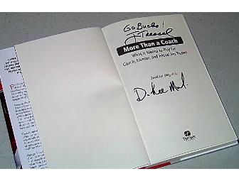 Jim Tressel autographed book: More Than a Coach