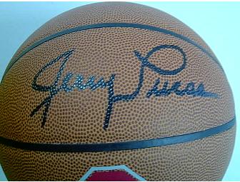 Jerry Lucas autographed basketball