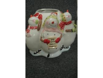 Snowman Chorus Cookie Jar