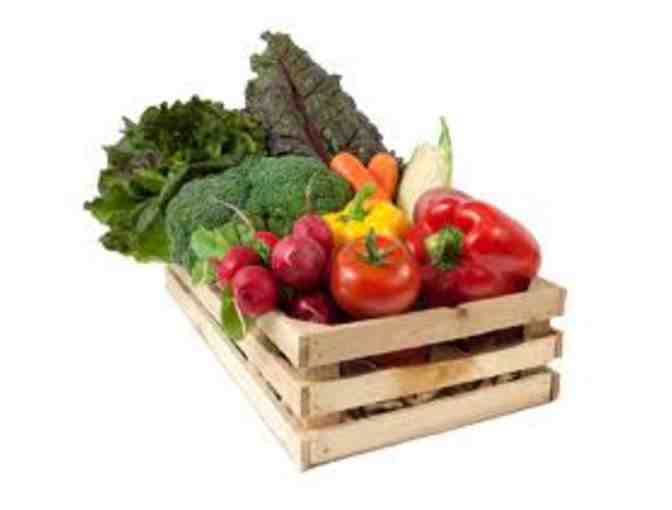 Veggie Delight - Basket of Home Grown Vegetables + Natural Grocers gift card