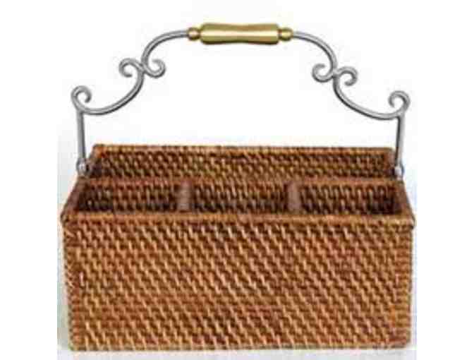 Abingdon Rattan Caddy from Southern Living at Home