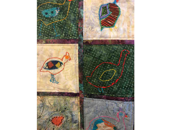 Guinea Hens in Stitches