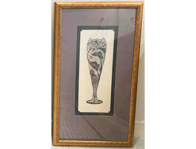 Art Nouveau Vase Print - "Dawn Nancy" - Photo 1