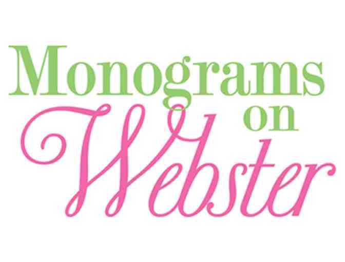 Monograms on Webster- $50 Gift Certificate and tote bag