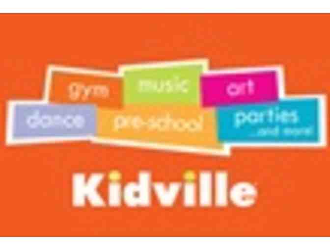 Kidville One Month Unlimited Kids Classes and Indoor Playspace + $100 Birthday Party Credit