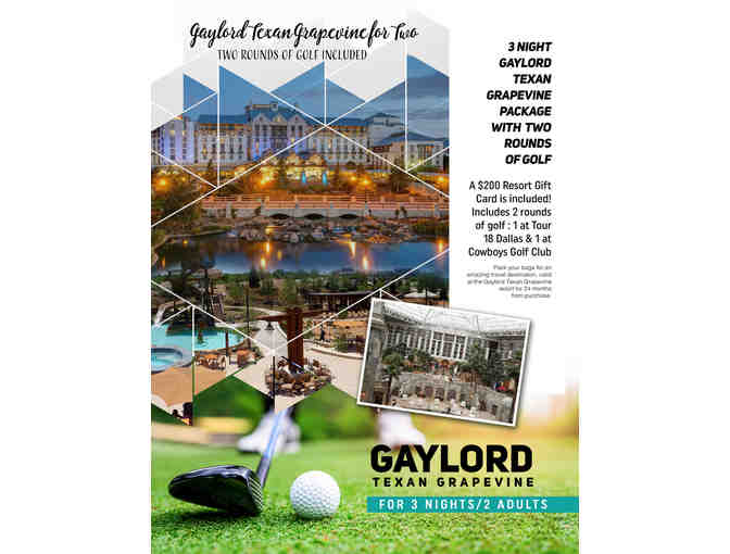 Gaylord Texan Golf Package Vacation