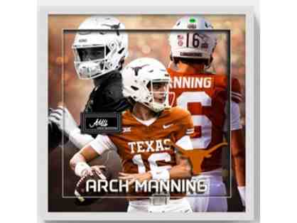 Arch Manning TX Longhorns Photo & Engraved Signature