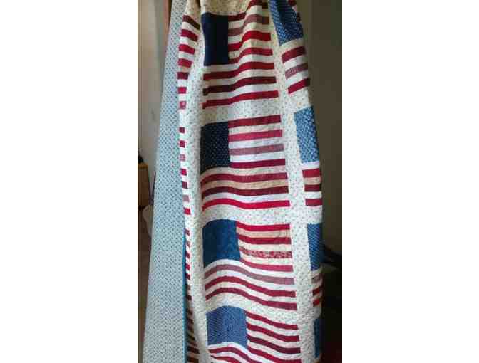 Handmade Patriotic Twin Size Quilt - $500 value! - Photo 2