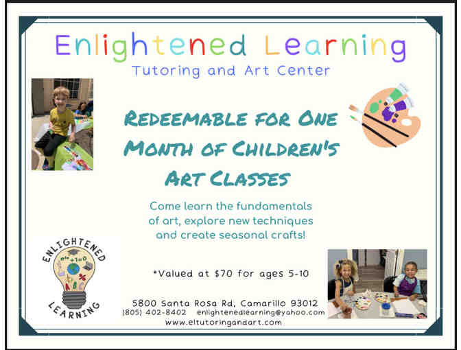 Enlightened Learning Art Classes