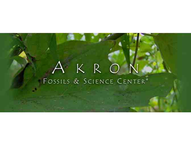 4 General Admission Tickets to the Akron Fossils and Science Center