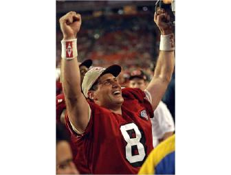 Steve Young Autographed Football