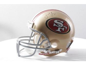 Frank Gore Autographed Helmet