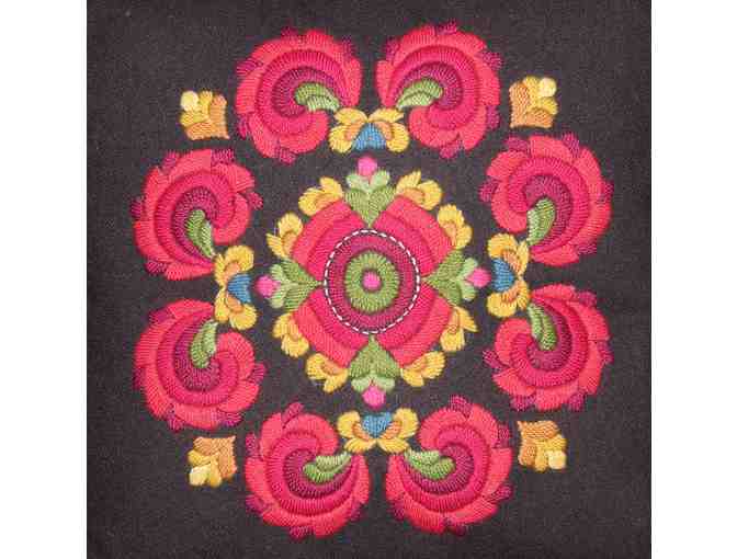 Set of Five Pillows with Hallingdal Embroidery