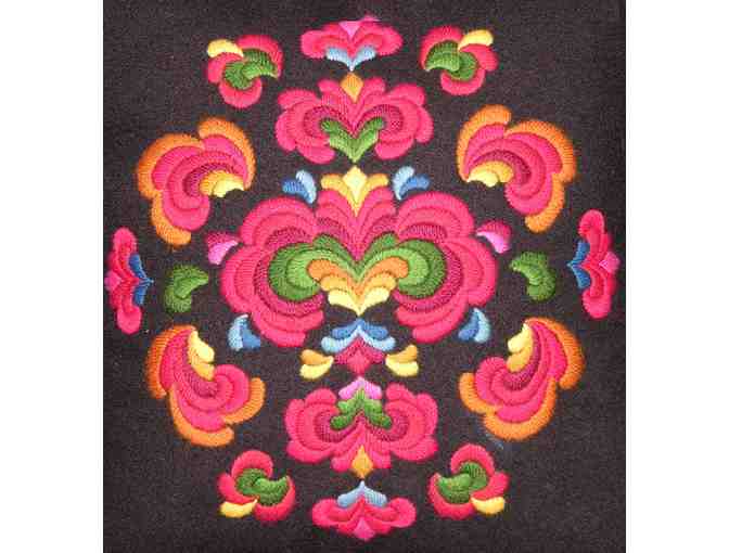 Set of Five Pillows with Hallingdal Embroidery