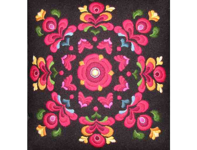 Set of Five Pillows with Hallingdal Embroidery