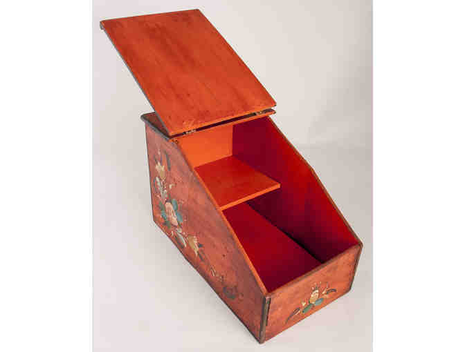 Tabletop Desk with Valdres Rosemaling by Barb Wolter