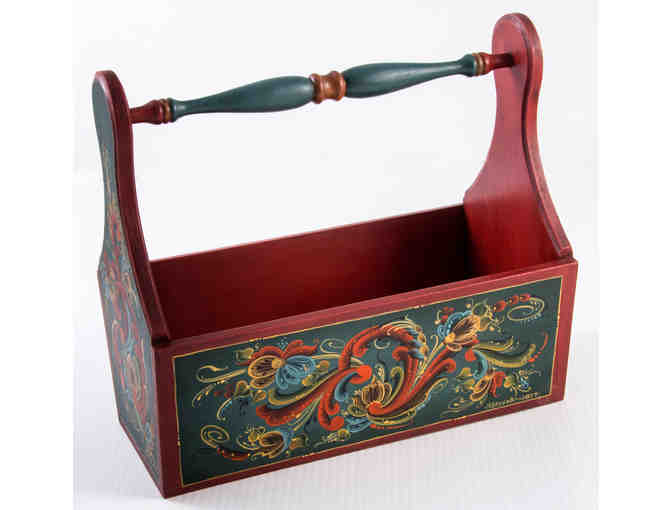 Tote with Telemark Rosemaling by Ellen Kerbs