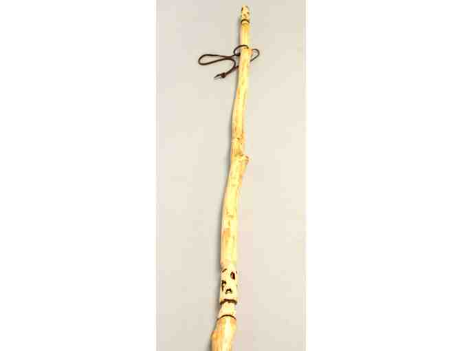 Morel Mushroom-inspired Walking Stick by William Hahn
