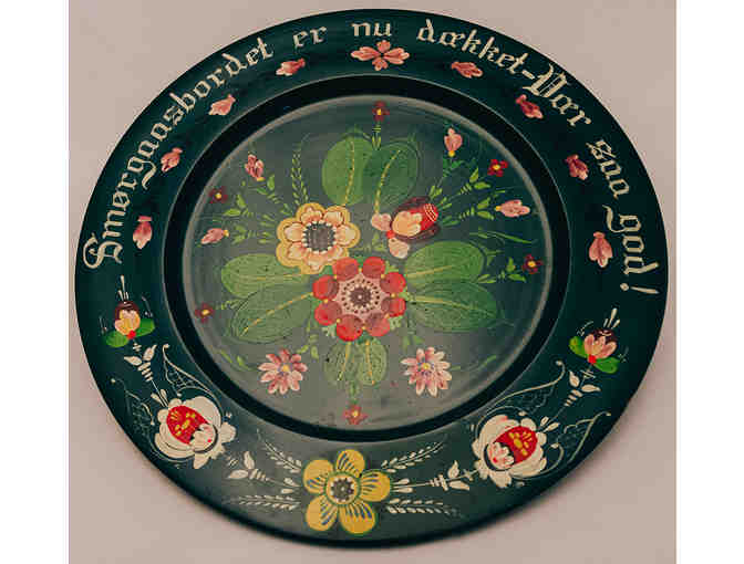 Plate with Os Rosemaling by Per Lysne
