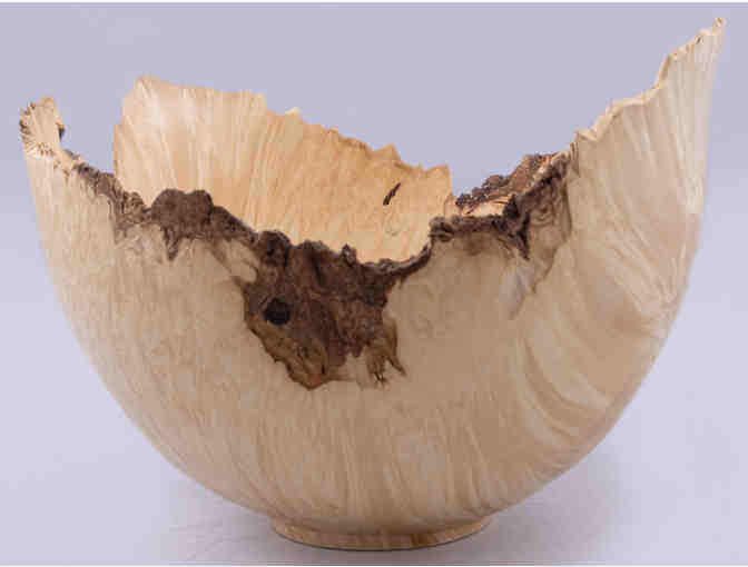 Turned Burl Wooden Bowl by Phil Holtan