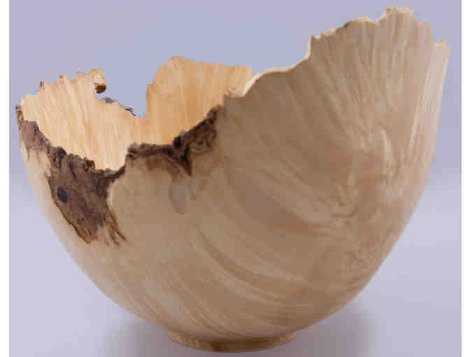 Turned Burl Wooden Bowl by Phil Holtan