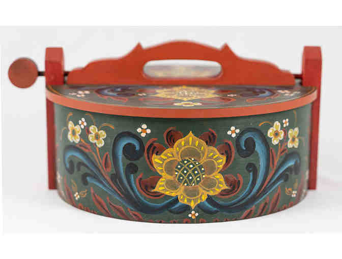 Tine with Hallingdal Rosemaling by Ron Hovda