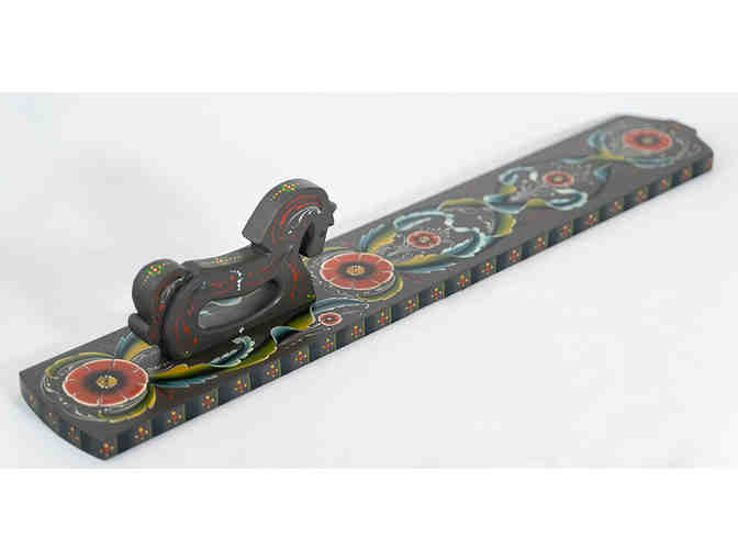 Mangletre with Skaalendal Rosemaling by Jerry Johnson