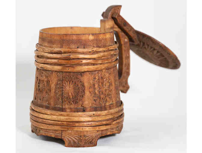 Tankard with Chip Carving