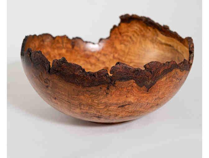 Turned Cherry Burl Bowl by Phil Holtan