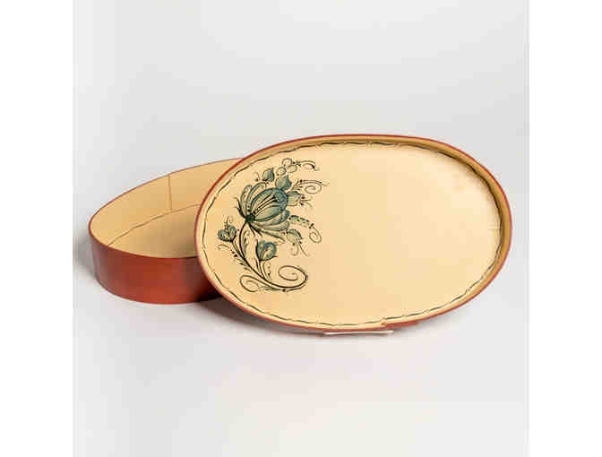 Bentwood Box with Rosemaling by Ellen Kerbs