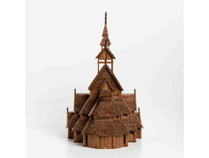 Model of Gol Stave Church by Jeff Roverud