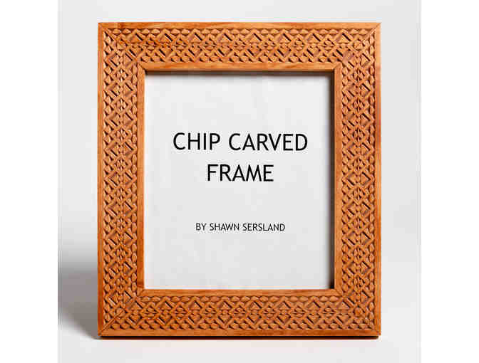 Picture Frame with Chip Carving by Shawn Sersland