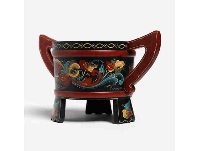 Ale Cup with Telemark Rosemaling by Jeaneen Staples