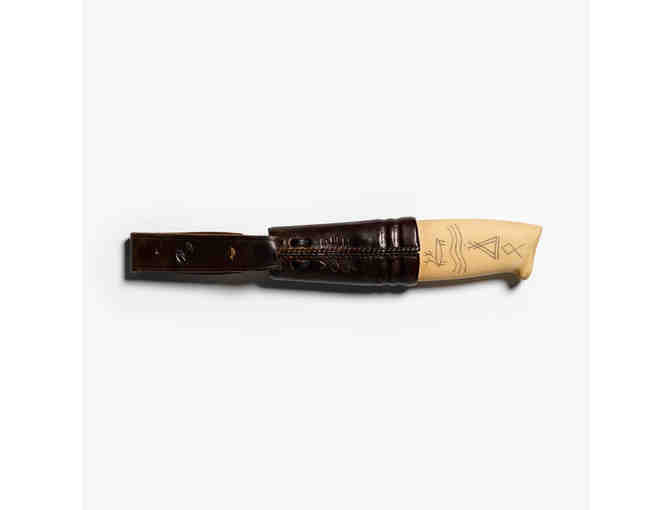Knife made in the Sami Style by Scott Johnson