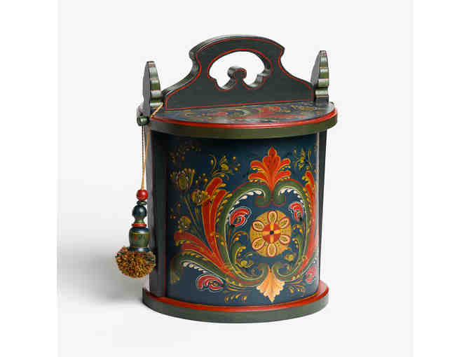 Round Tine with Agder Rosemaling by Nancy Odalen