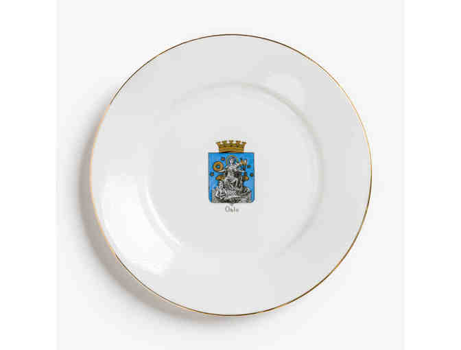 36-Piece Set of Vintage Porsgrund Oslo Pattern Porcelain China