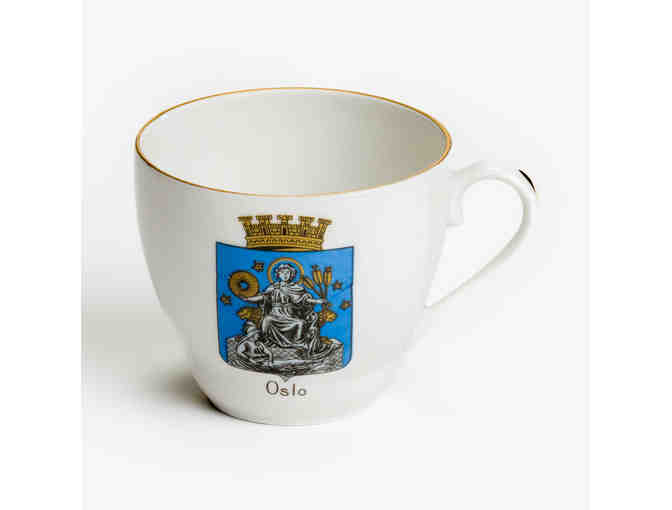 36-Piece Set of Vintage Porsgrund Oslo Pattern Porcelain China