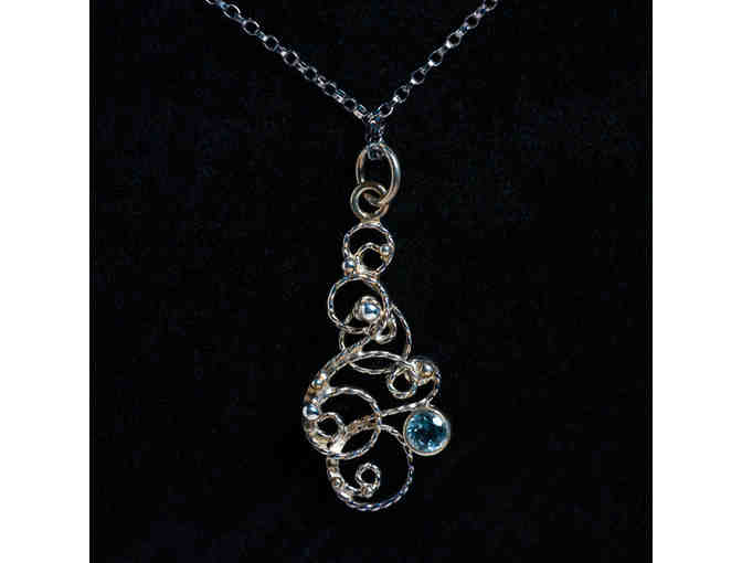 Fine Silver Filigree Necklace by Liz Bucheit of Crown Trout Jewelers