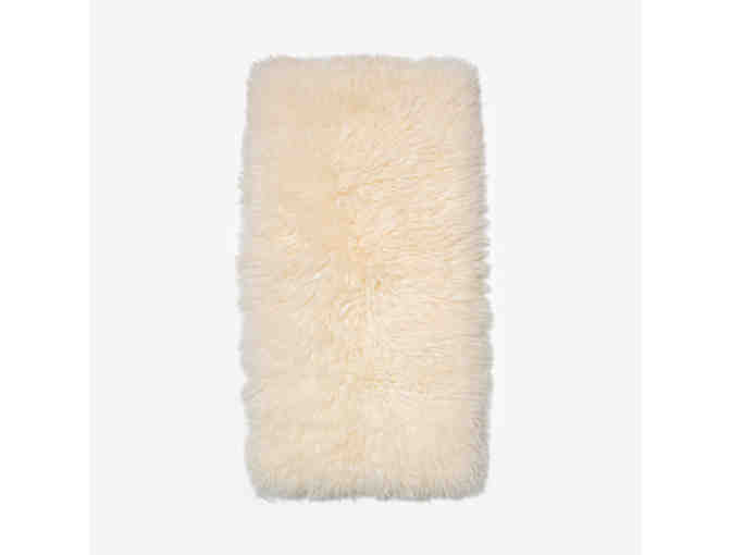 Vintage Doll Bunk Bed with Rosemaling by Sallie Haugen DeReus and Skinnfell Blanket